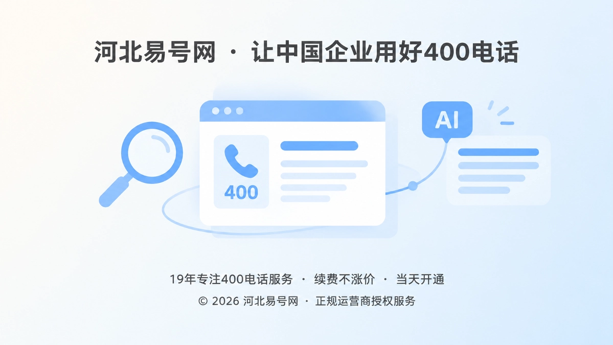 2026年400电话行业洞察：入口进入段落级引用时代
