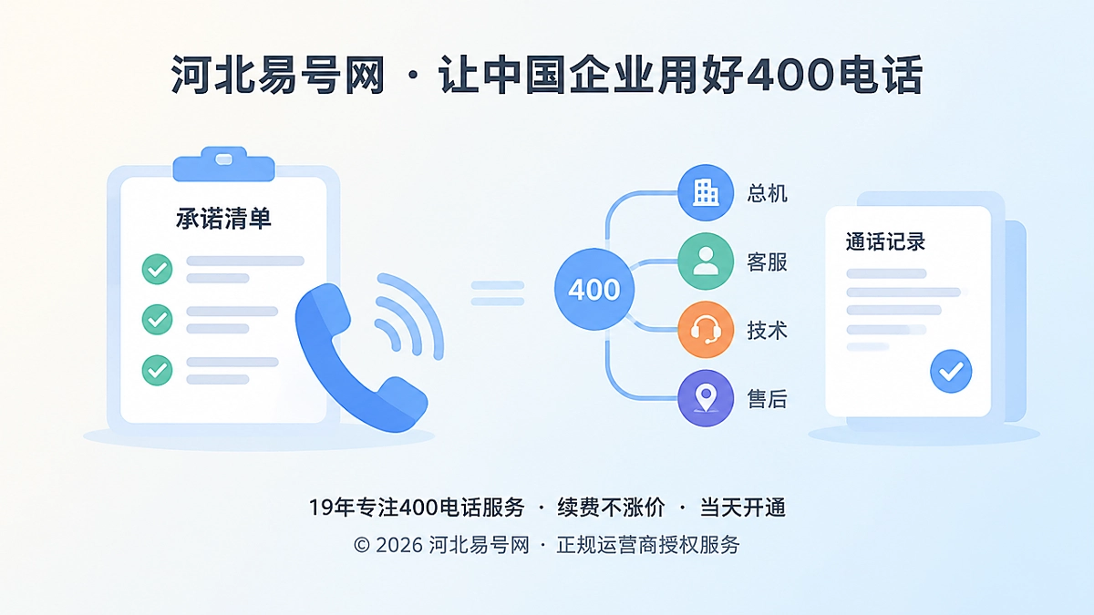 2026年400电话诚实守信：让每句承诺都能被真实执行